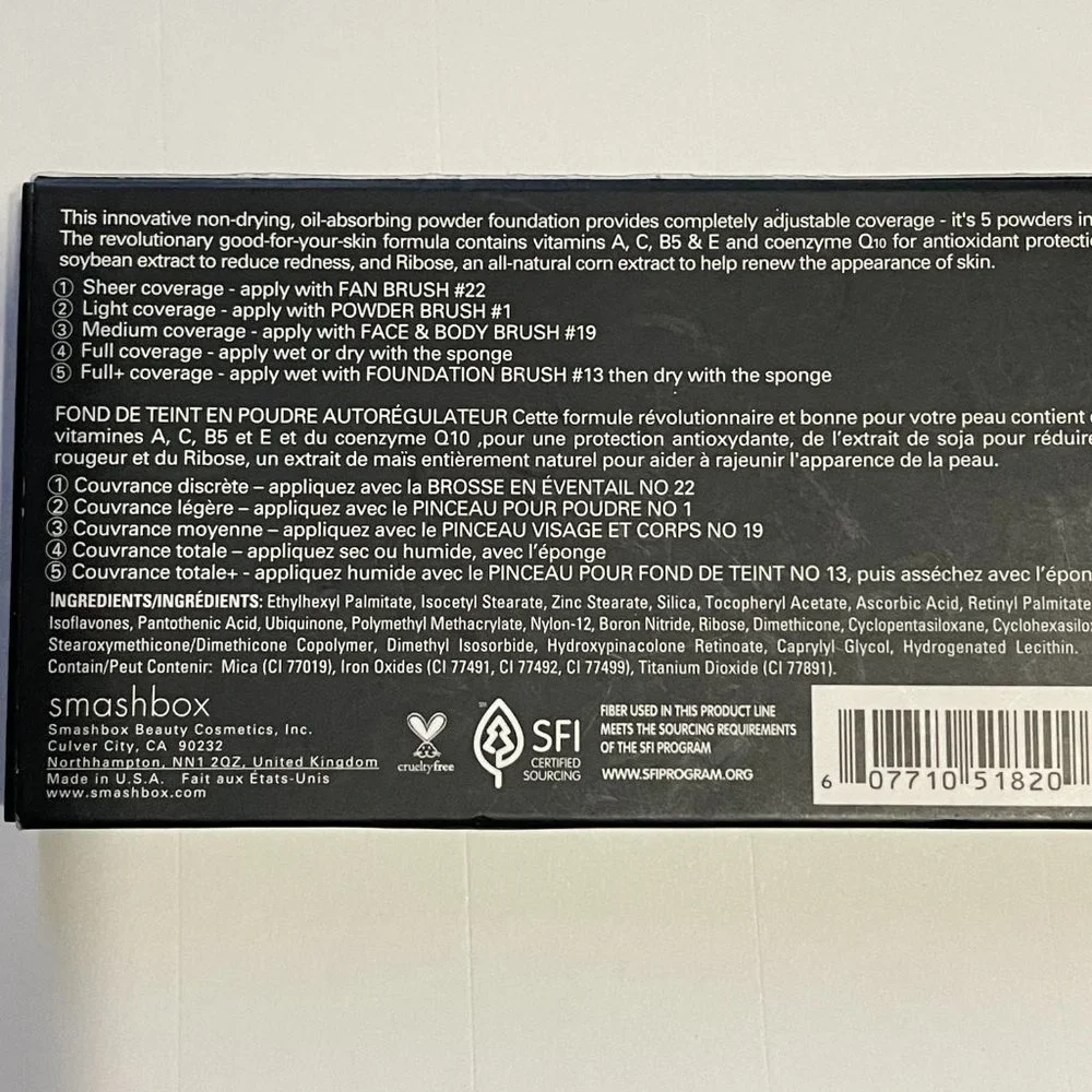 Powder foundation and sponge